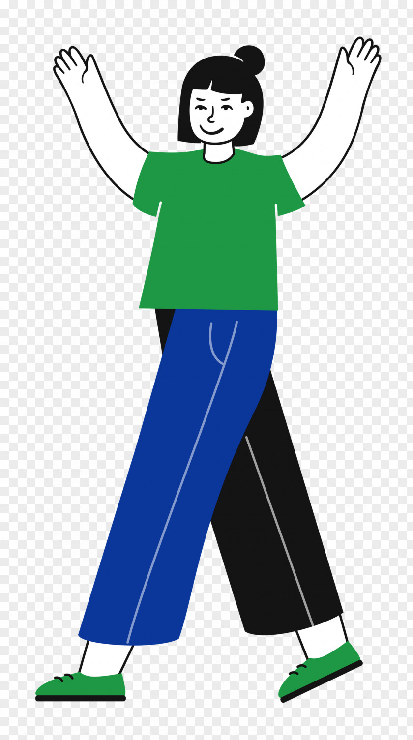 Standing Girl Woman PNG