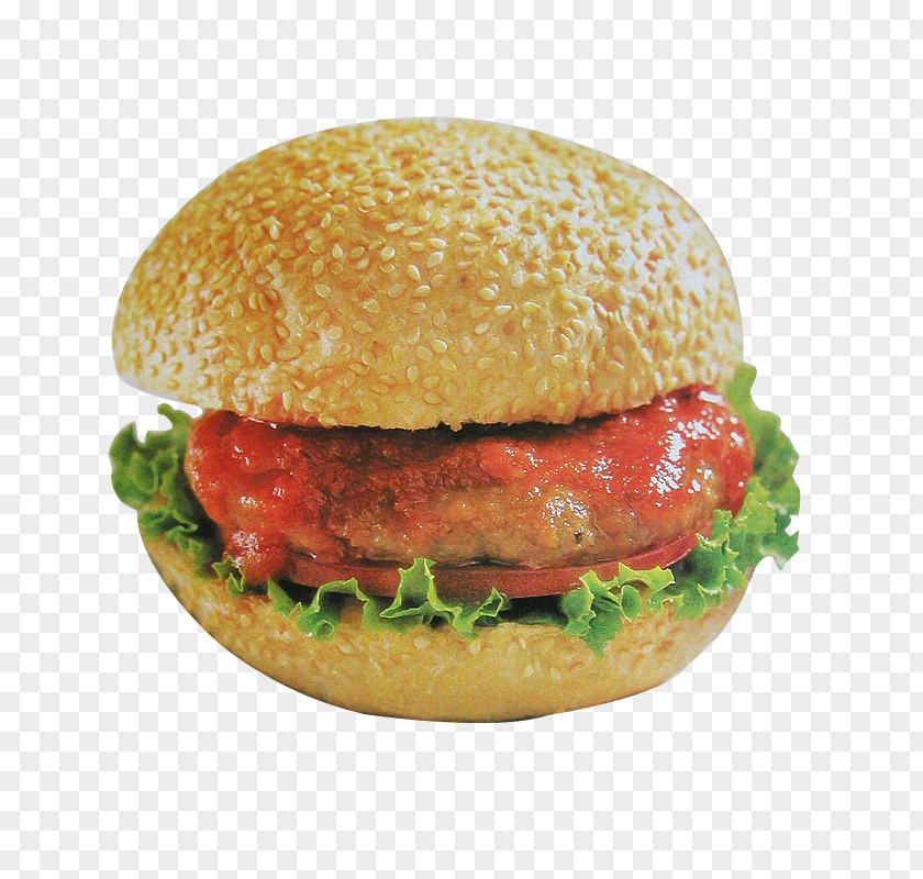 Chicken Burger Hamburger Fast Food Cheeseburger Salmon Sandwich PNG