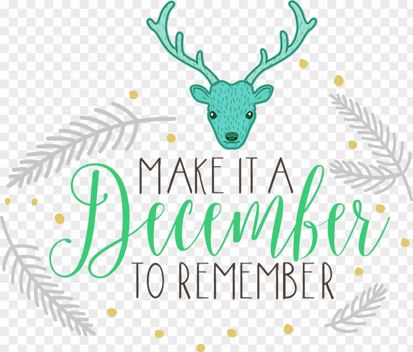 Make It A December To Remember: Special Blank Lined Notebook / Journal Gift For Christmas Holiday Logo Quotation PNG