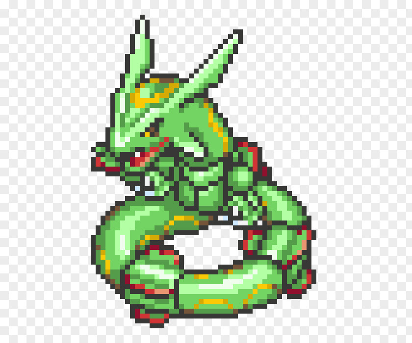 Minecraft Rayquaza Pixel Art Artist PNG