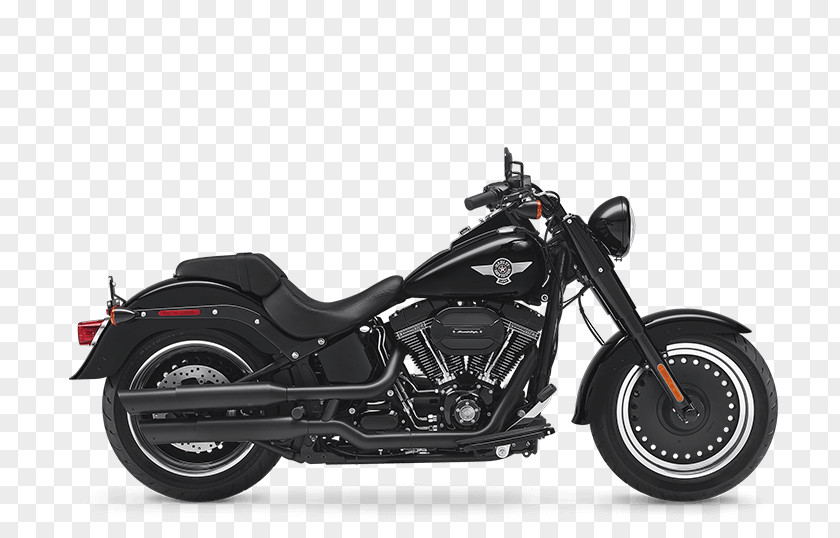 Motorcycle Harley-Davidson FLSTF Fat Boy Softail CVO PNG