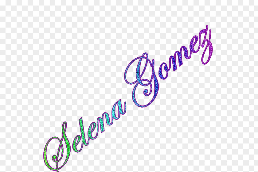 Selena Gomez & The Scene Text Logo Art PNG