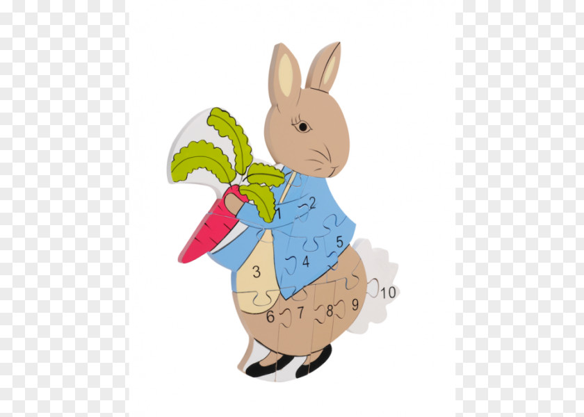 The Tale Of Peter Rabbit Jemima Puddle-Duck Puzzle Numbers With PNG