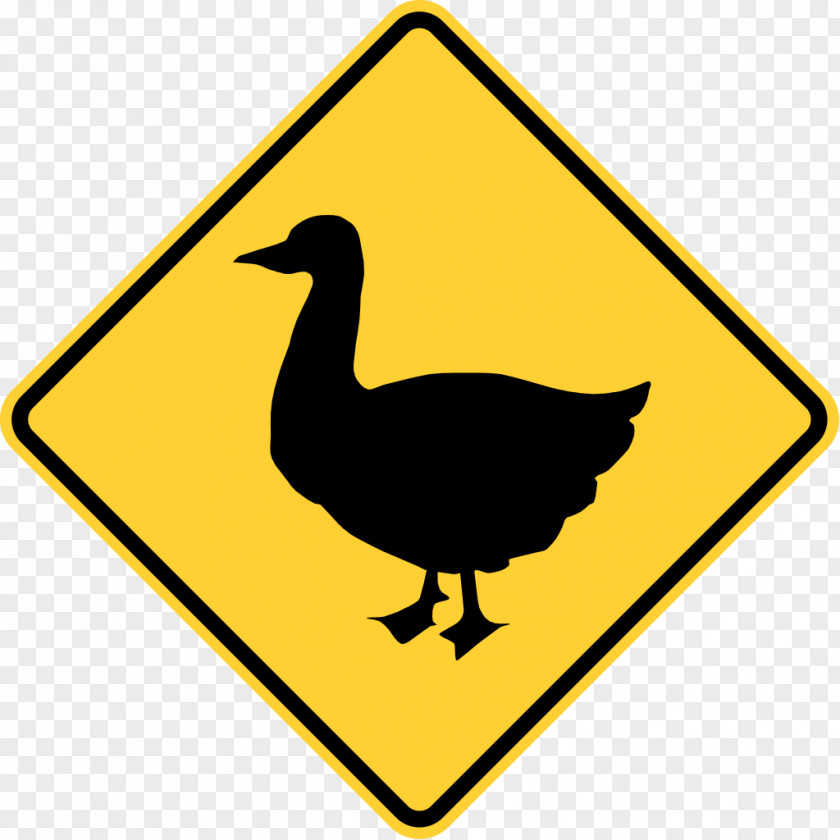 26 Duck Crossing Warning Sign Traffic PNG