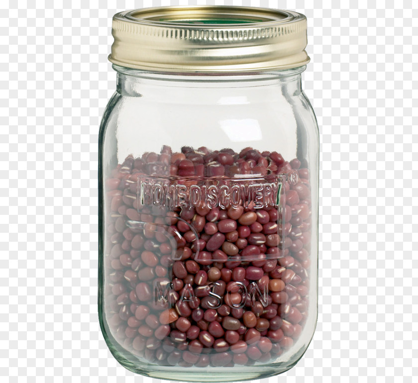 Beans Vejitble Mason Jar Glass Lid Food Preservation PNG