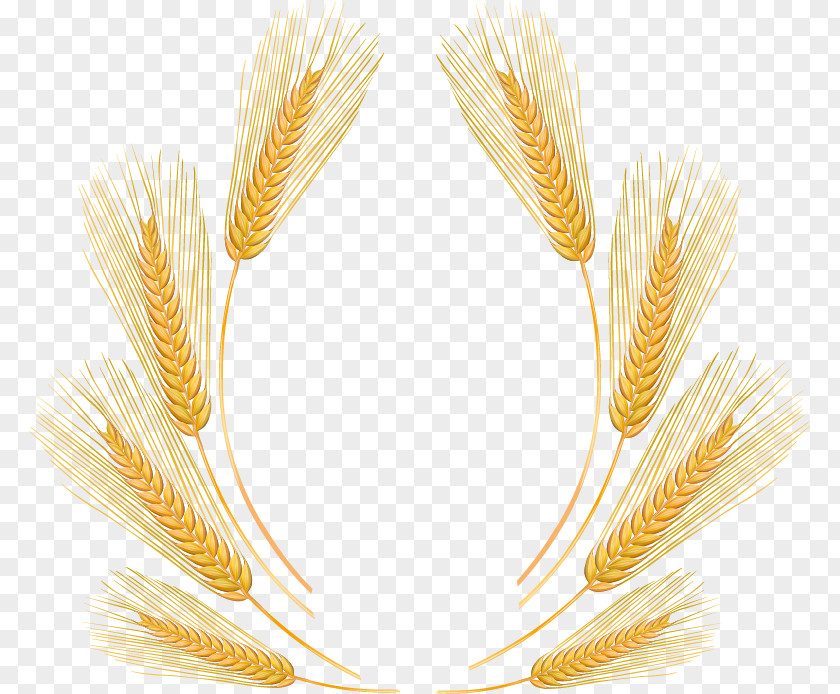 Cartoon Fine Wheat Harvest PNG