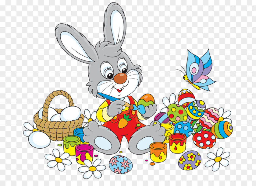 Easter Bunny Paper Drawing PNG
