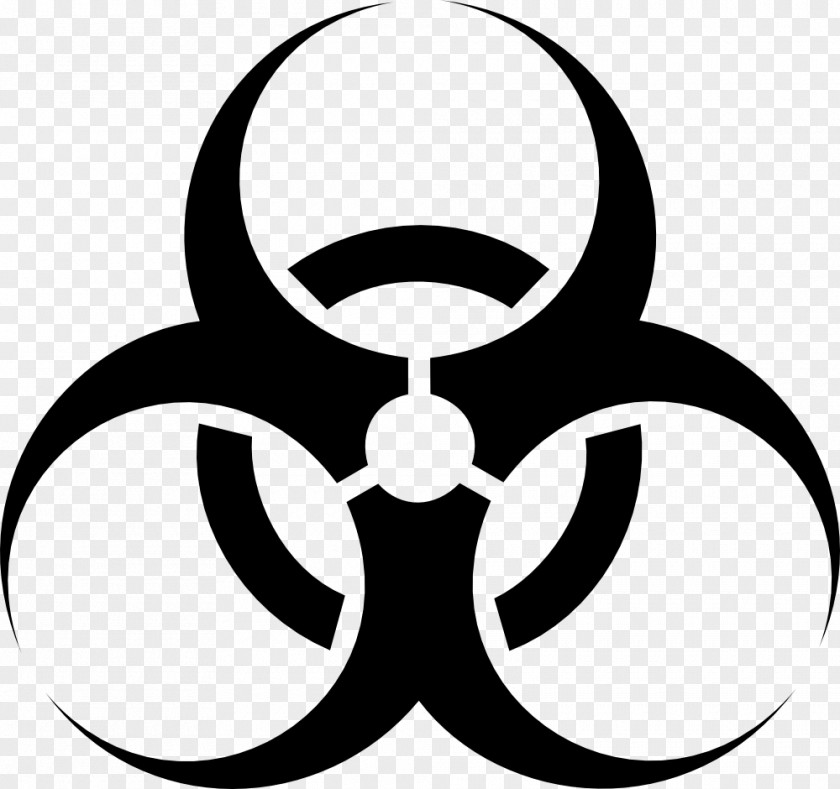 Ghost Word Art Biological Hazard Symbol Clip PNG