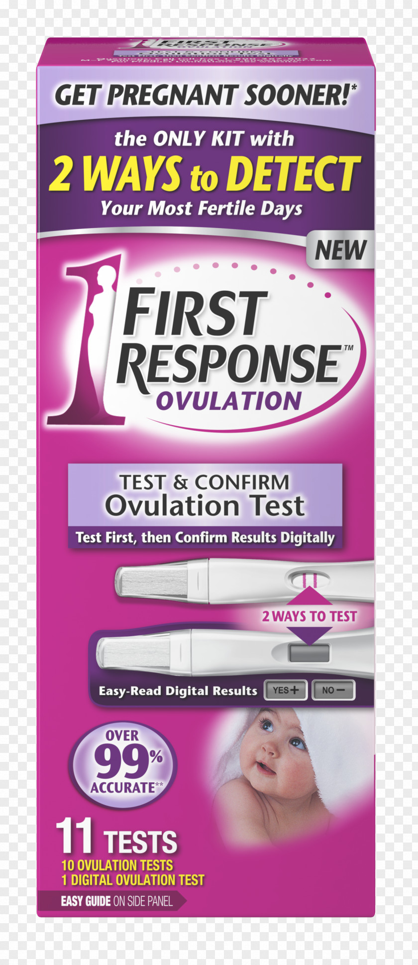 Pregnancy Test Ovulation Hedelmällisyystietokone Clearblue PNG