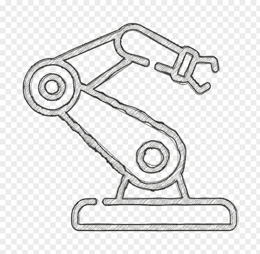 Robotic Arm Icon Robot Manufacturing PNG