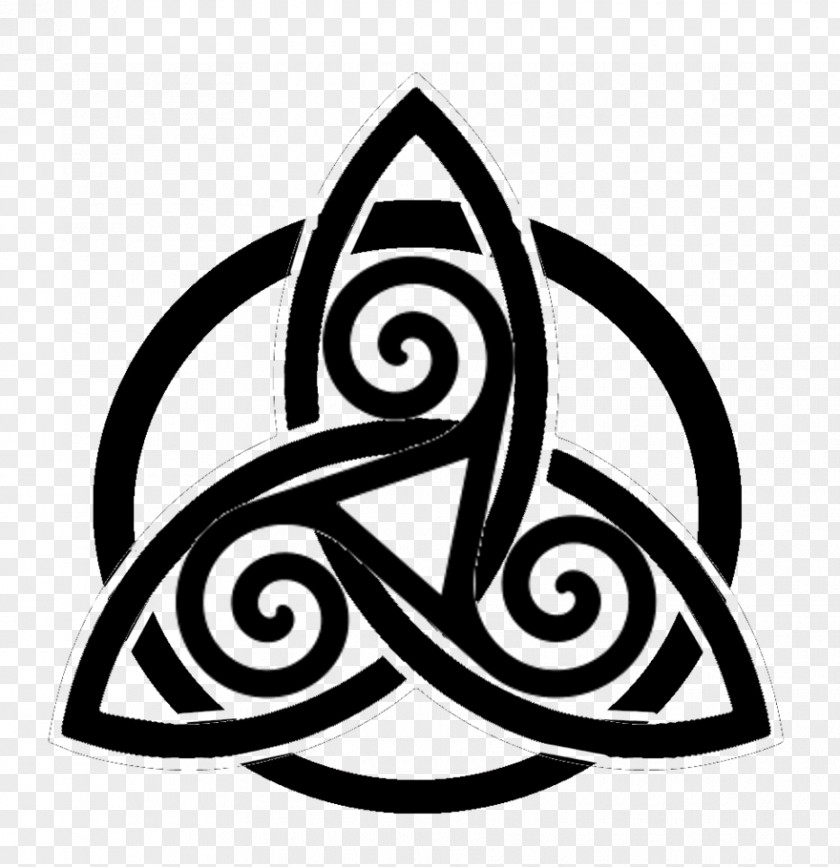 Symbol Triple Goddess Triquetra Wicca Celtic Knot PNG