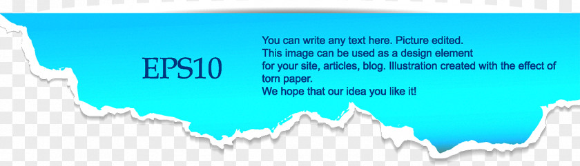 Tear Paper Web Banner Graphic Design PNG