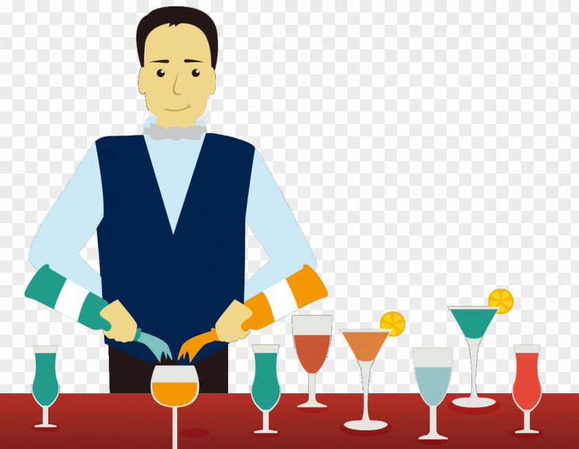 Bartender Cocktail Clip Art PNG
