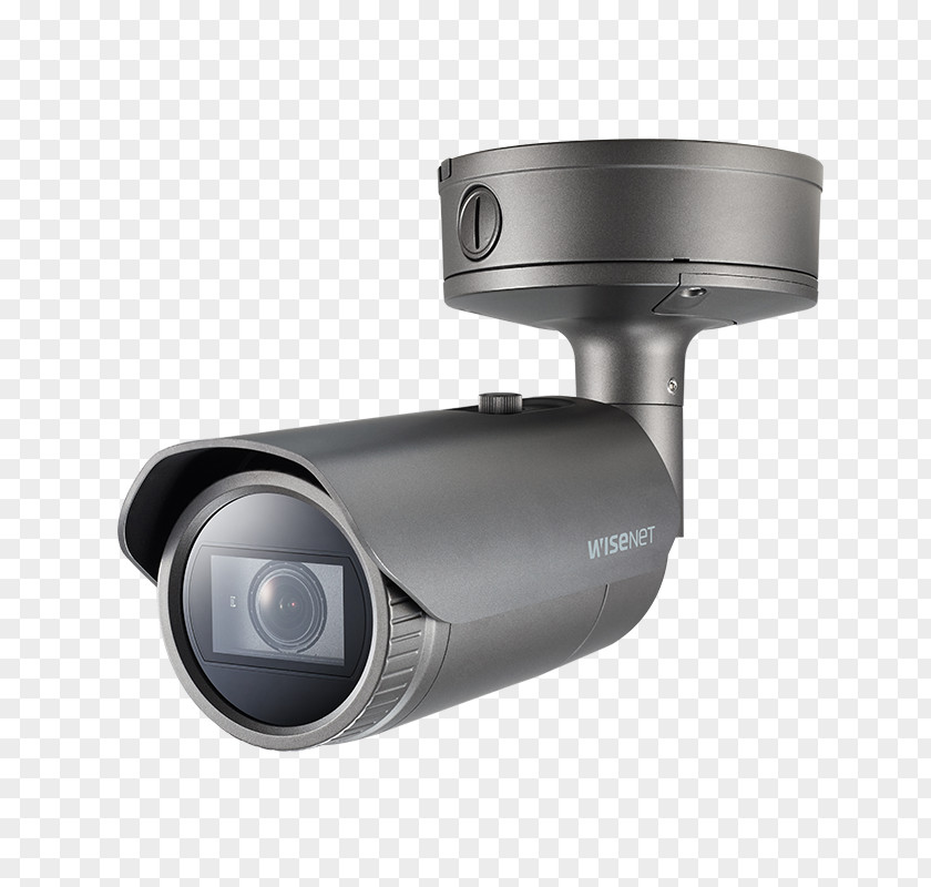 Camera Samsung Wisenet XNO-8080R Outdoor Vandal-resistant Bullet IP Closed-circuit Television PNG