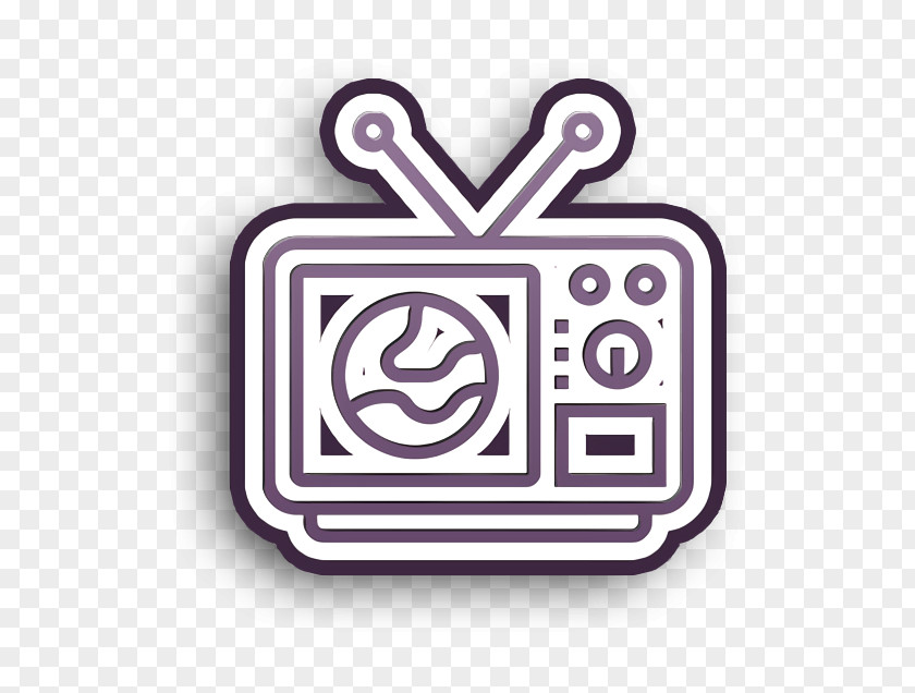 Line Art Logo Broadcast Icon Device Electronics PNG