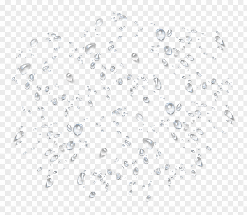 Water Drop Line Point Angle Black And White PNG
