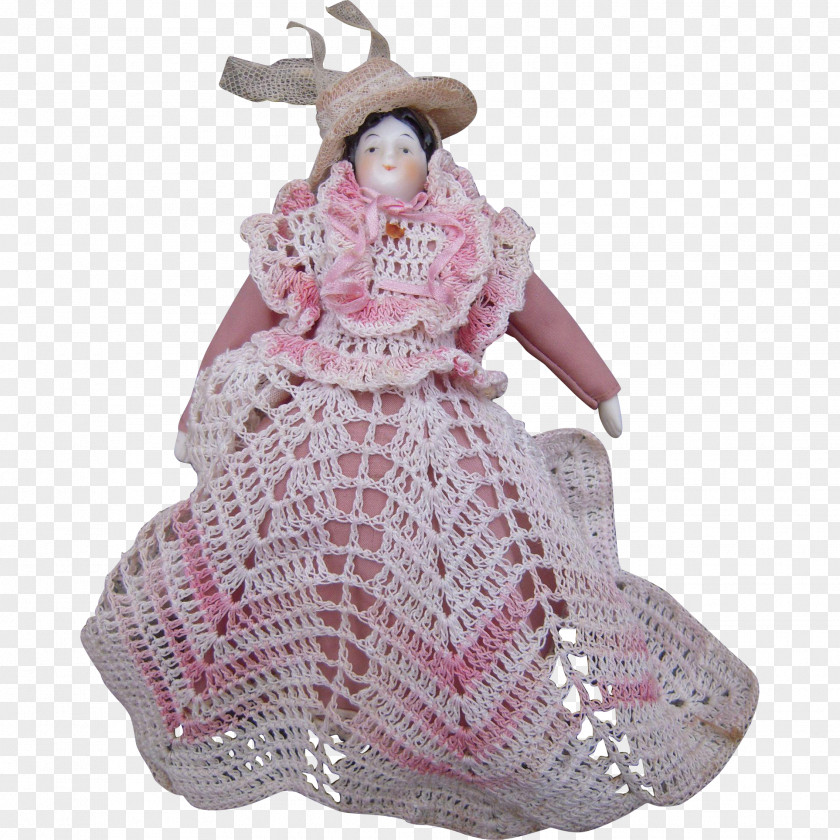 Chinese Porcelain Costume Design Doll Pink M PNG