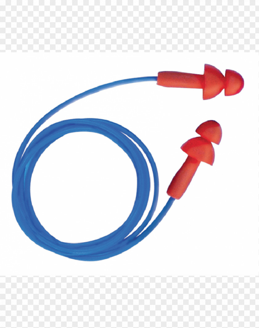Ear Protection Electric Blue PNG