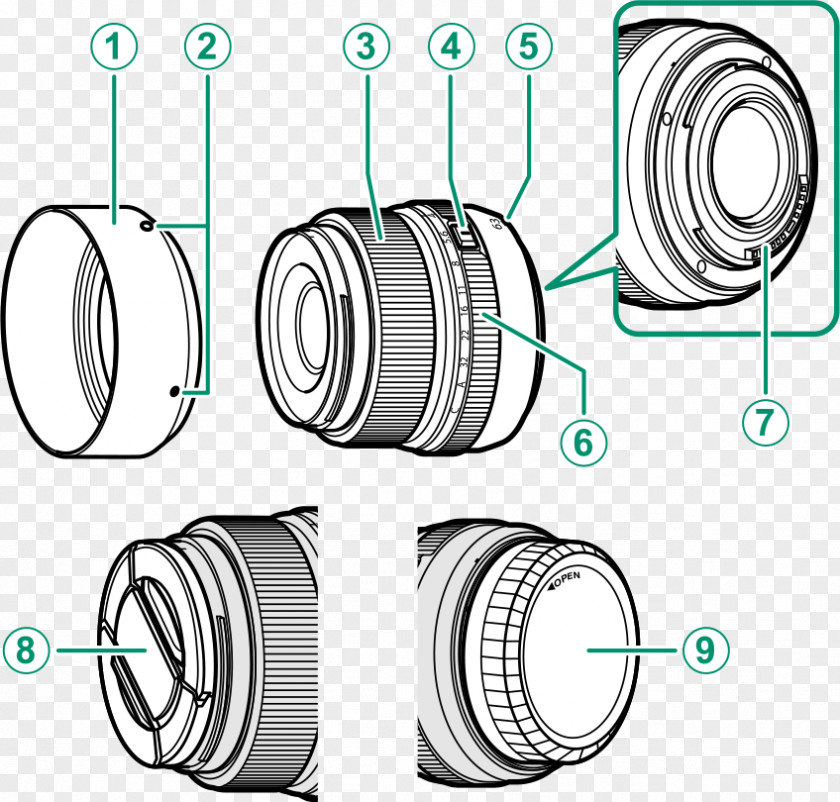 Glare Element Camera Lens Light Fujifilm Digital Cameras PNG