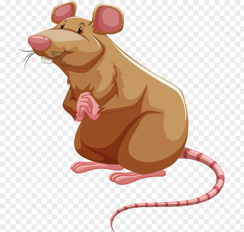Hand-painted Mouse Brown Rat Laboratory Clip Art PNG