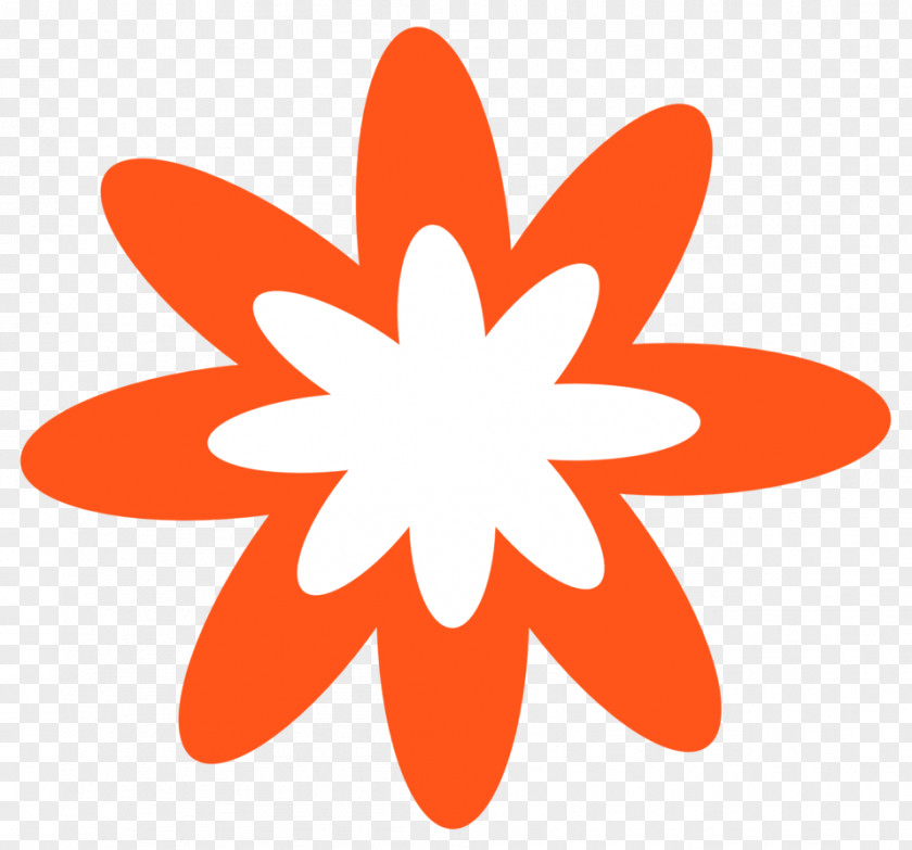 Orange Flowers Flower Floral Design Clip Art PNG