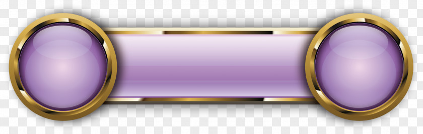 Purple Crystal Vector Button Material Quartz PNG
