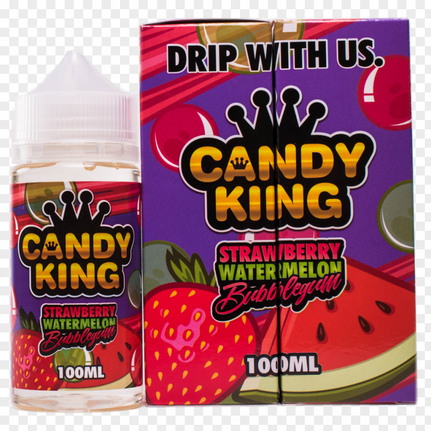 Strawberry Bubble Juice Electronic Cigarette Aerosol And Liquid Gum Flavor Candy PNG