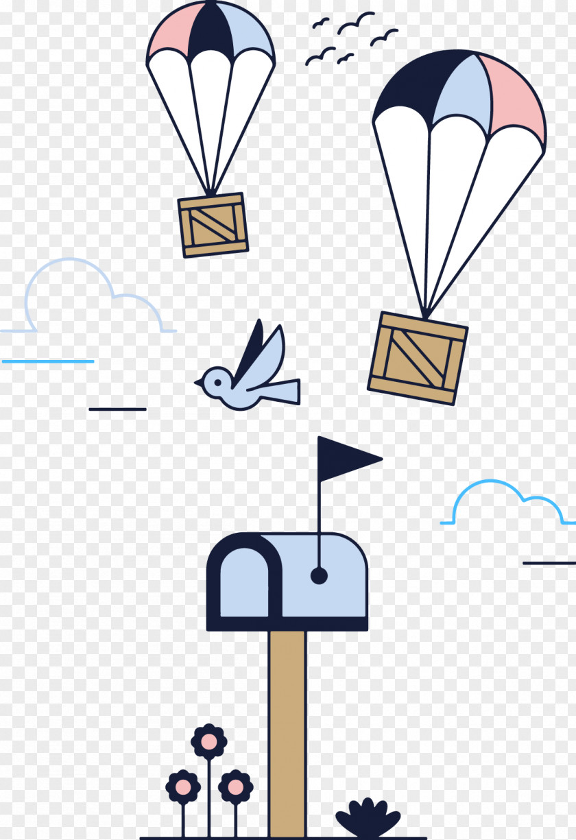 Vector Parachute Clip Art PNG
