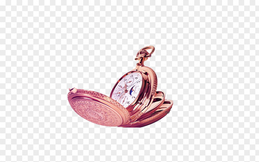 Watch Pink Clock Pocket PNG