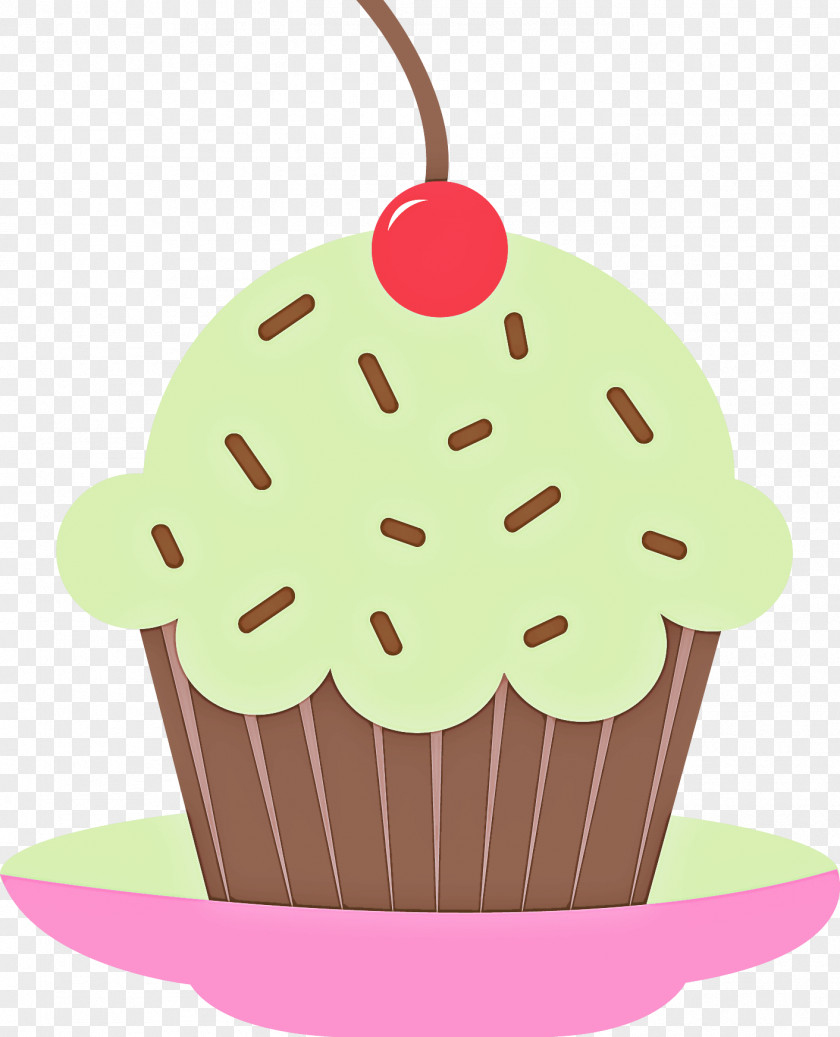 Baking Cup Cupcake Cake Pink Food PNG