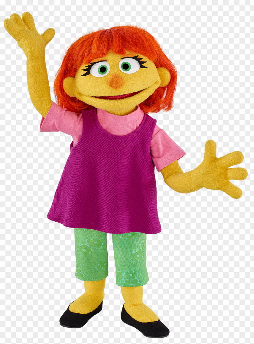 Child Meet Julia Elmo Character PNG