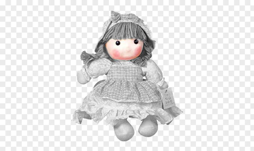 Cute Doll Stuffed Toy Textile PNG