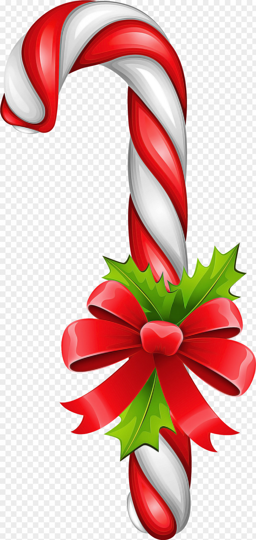 Holly Christmas Ornament Candy Cane PNG