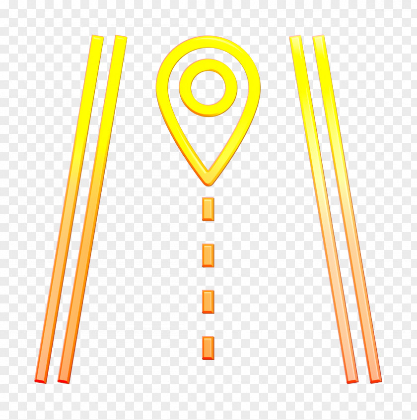 Navigation And Maps Icon Route Road PNG