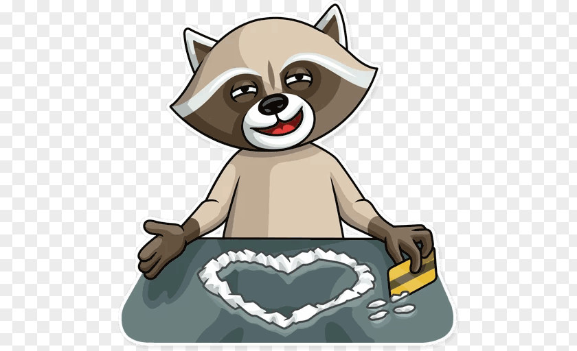 Raccoon Dog Telegram Sticker Crime PNG