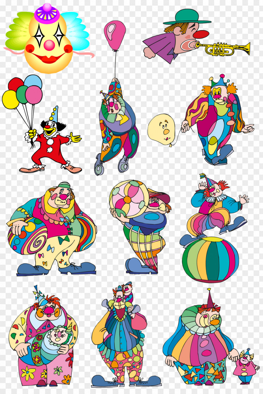 Circus Joker Evil Clown PNG