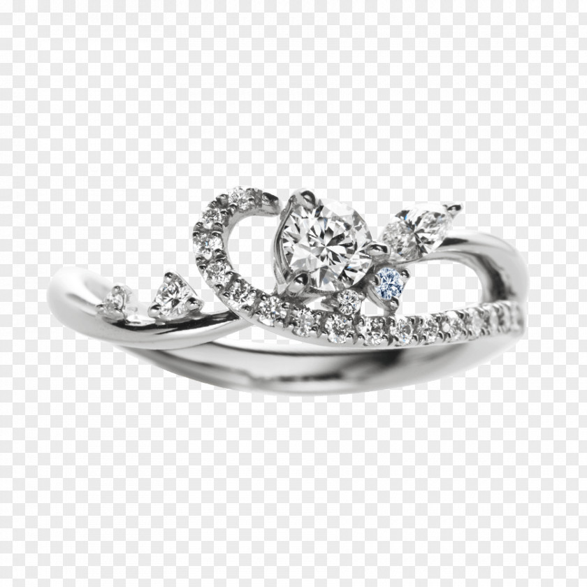 Ring Wedding Platinum Jewellery Diamond PNG