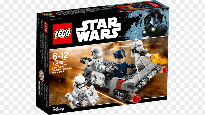 Star Wars Lego LEGO 75166 First Order Transport Speeder Battle Pack Toy PNG
