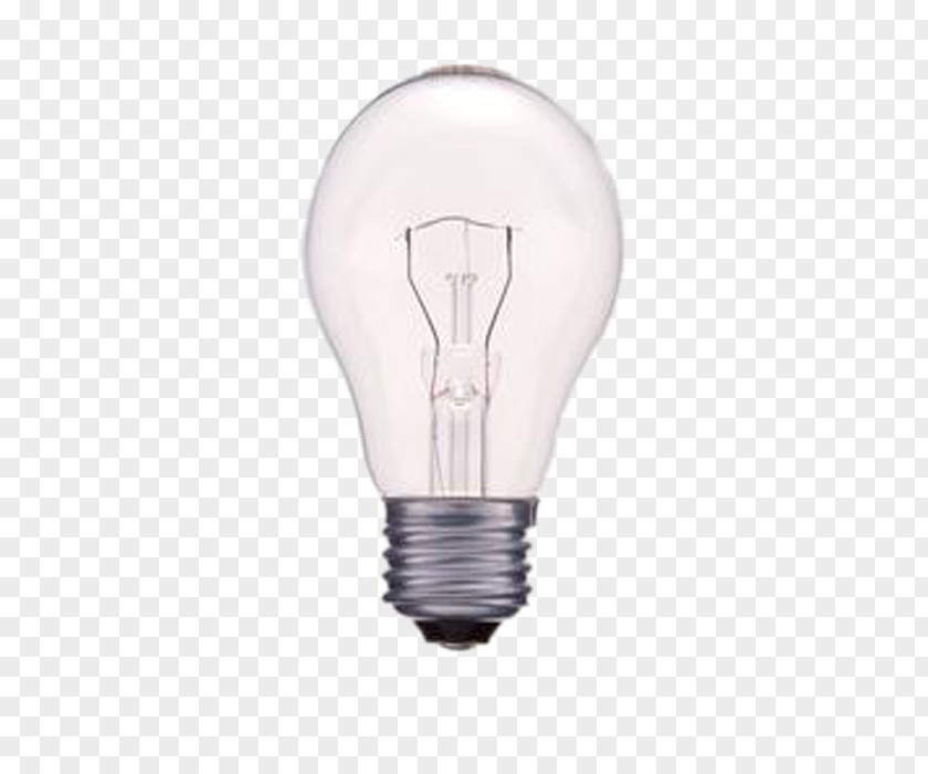 White Long Bulb Incandescent Light Clip Art PNG