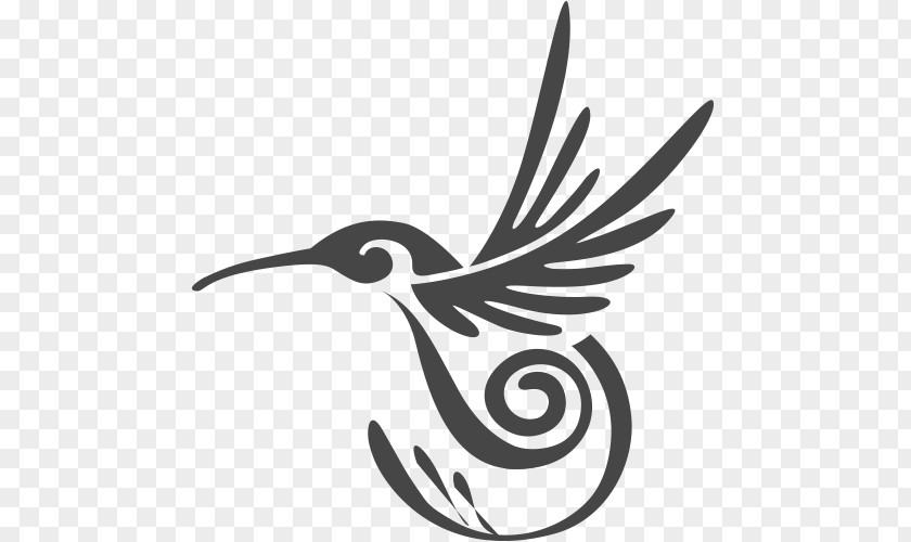 Bird Hummingbird Stencil Clip Art PNG