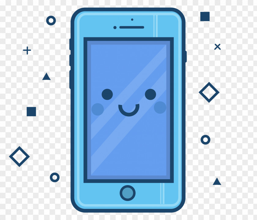 Cartoon Mobile Phone Vector Feature Smartphone Chinese Illustration PNG