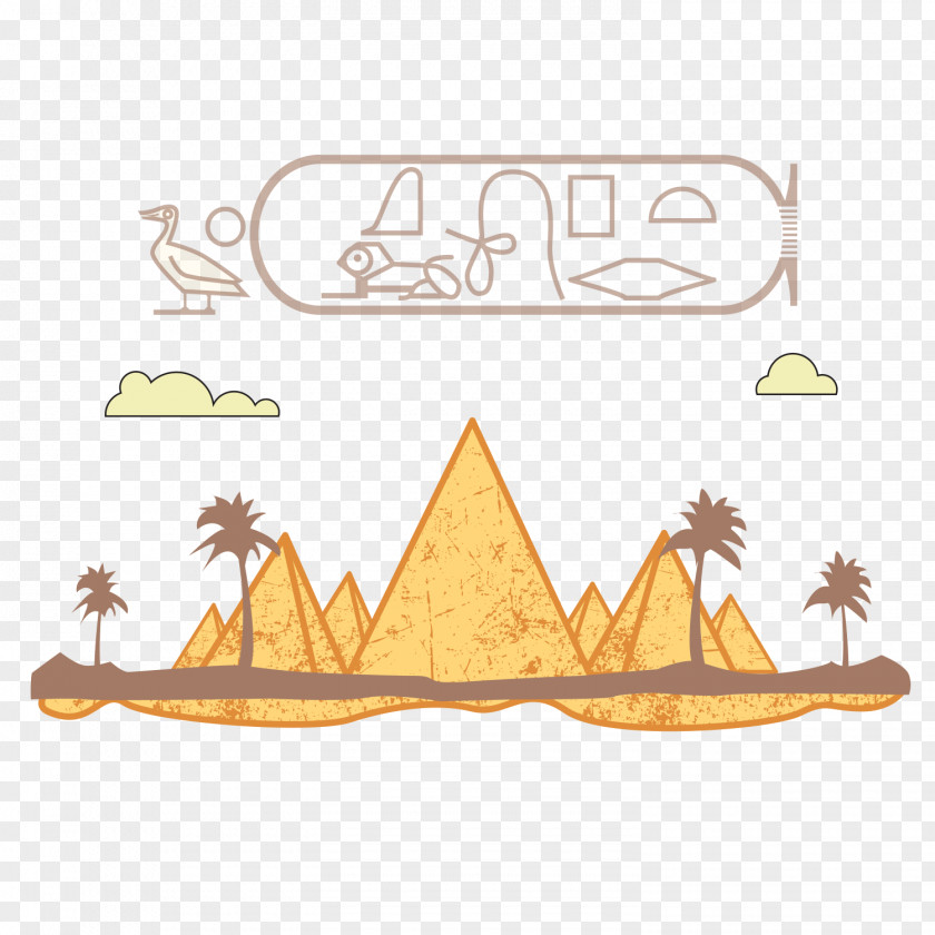 Desert Landscape Vector Euclidean Illustration PNG