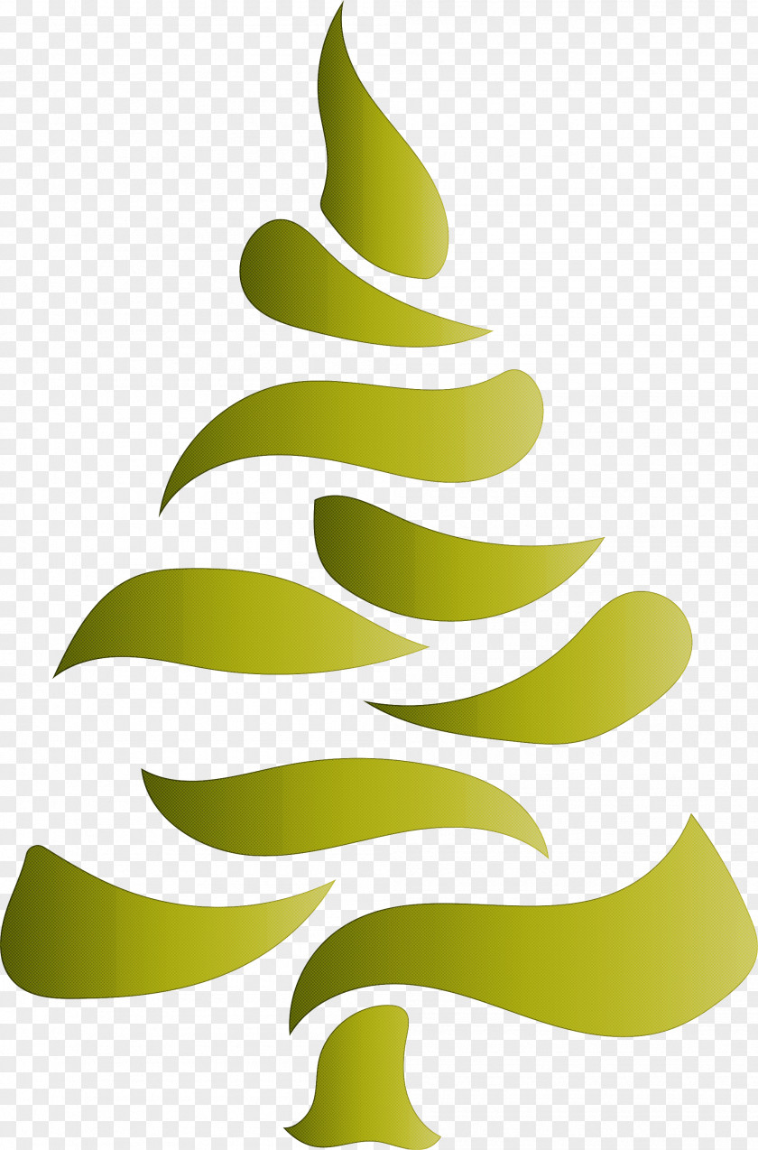Gold Christmas Tree PNG