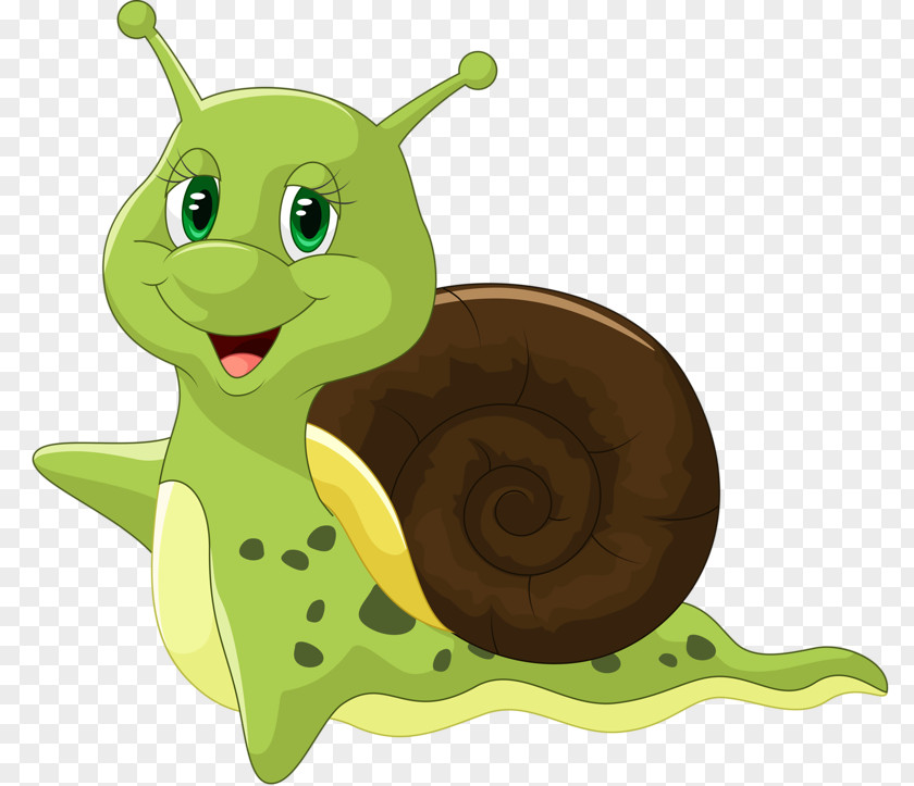 Lovely Snail Cartoon Royalty-free Illustration PNG