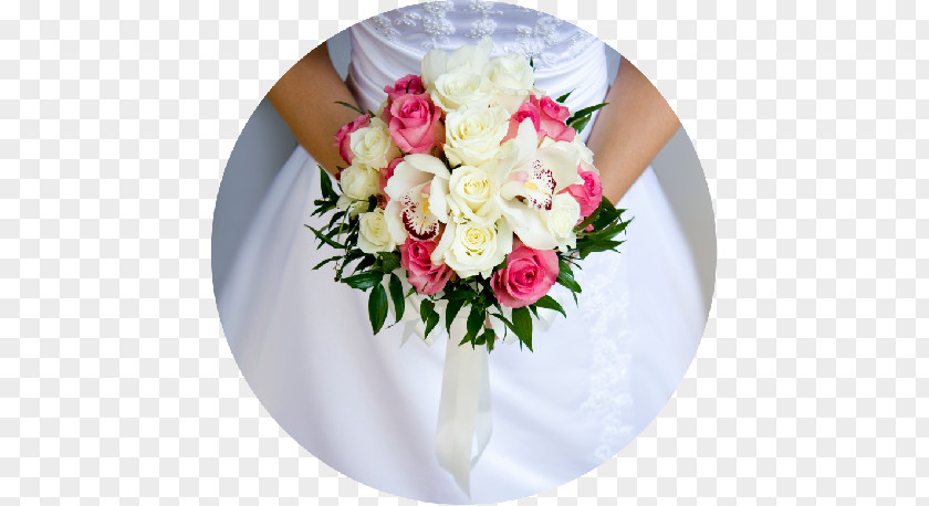 Wedding Garden Roses Flower Bouquet Bride Pink PNG