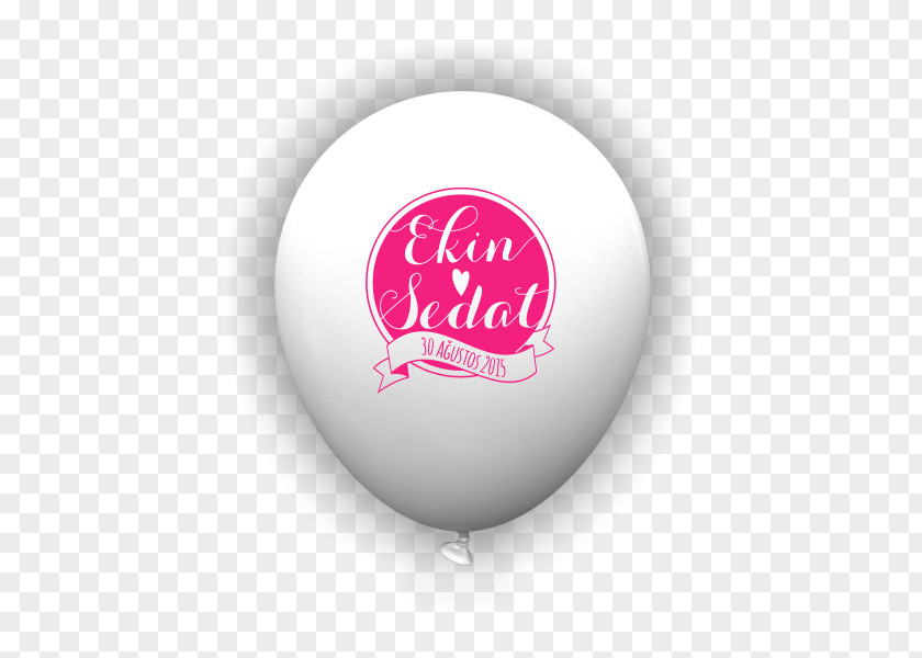 Balloon Logo Pink M PNG