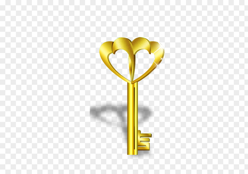 Heart-shaped Key Computer File PNG