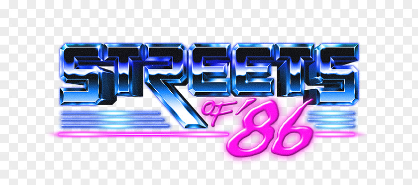 Retrowave 1980s Logo PNG
