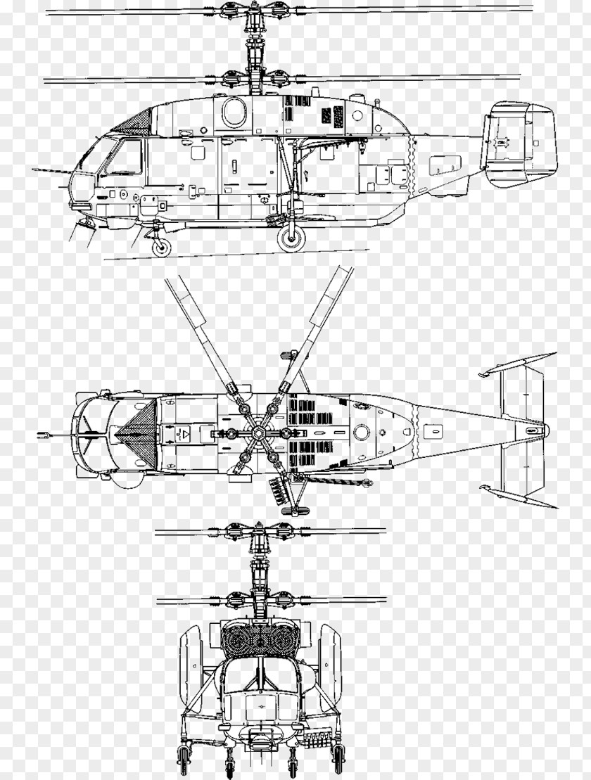 Robbinson Ka-32 Helicopter Rotor Ka-27 Kamov PNG