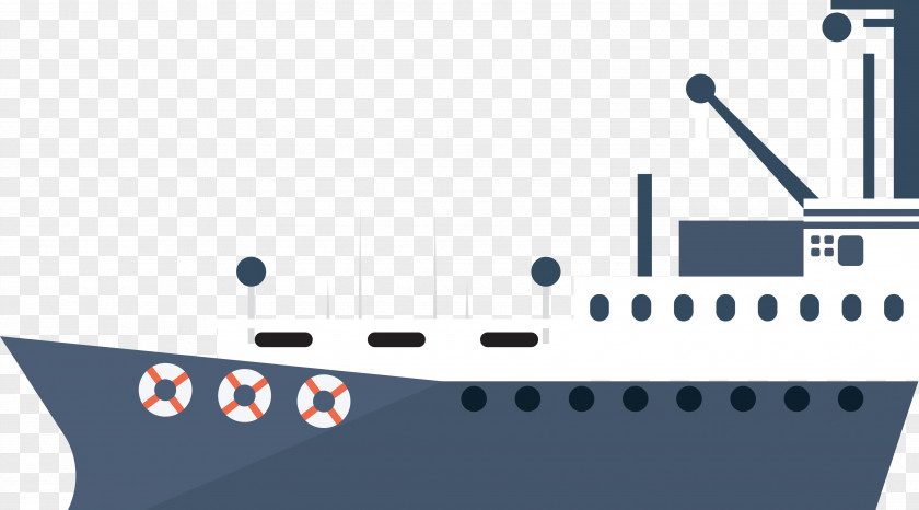 Ship Vector Diagram Cargo Watercraft Maritime Transport PNG